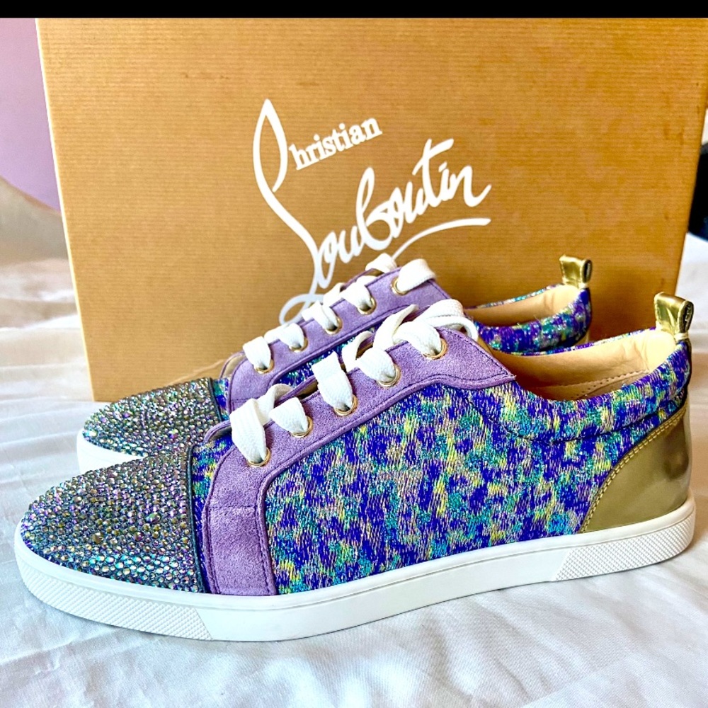 Louboutin sneakers!!   Authentic rare, Crystals perfect, Version Digitale ⭐️